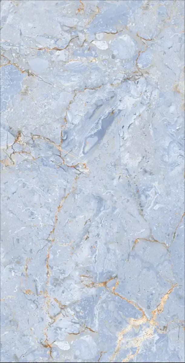 DR Matte Breccia Blue Gold Vein