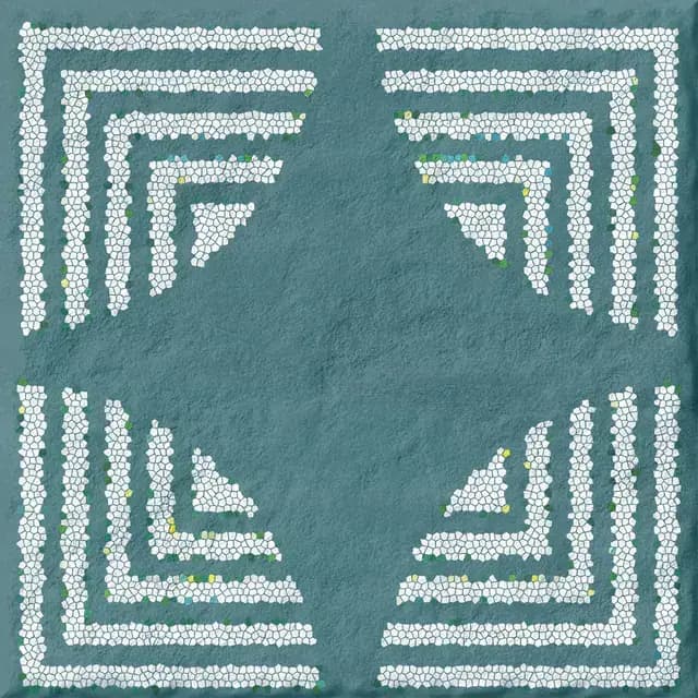 Burst Teal Graph