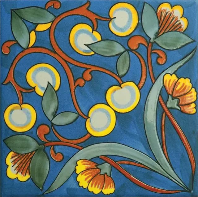 Maiolica Square Decor 2