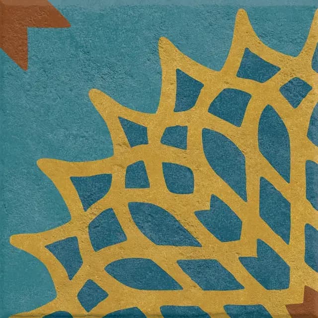 Sapphire Crimson Decor