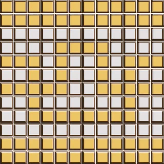 Tetris Ocre Border